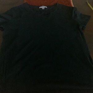 Cut out black t shirt
